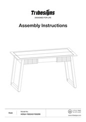 Tribesigns LITTLE TREE HOGA-YS0243 Assembly Instructions Manual