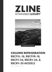 Zline RBCRV-24 Installation Manual