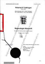Karl Storz 26605 AA TIPCAM 1 SPECIES 3D Instruction Manual