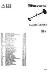 Husqvarna ECA850 Operator's Manual