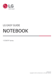 LG 17Z90TP Series Easy Manual