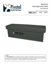 pivotal Quantum Q400P User Manual