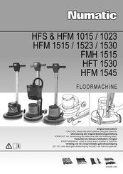Numatic HFM 1015 Original Instructions Manual