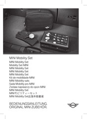 Mini Mobility Set Instructions For Use Manual