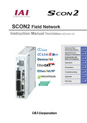 IAI SCON2 Instruction Manual