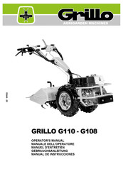 Grillo G110 Operator's Manual