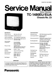 Panasonic TC-1480EUA Service Manual