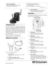 Metropolitan Industries Ion+ Connect Operation Manual