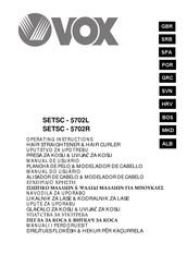 Vox SETSC-5702L SETSC-5702R Operating Instructions Manual