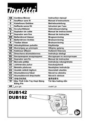 Makita DUB142 Instruction Manual