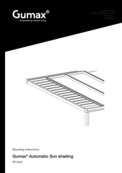 Gumax Automatic Sun shading Mounting Instructions
