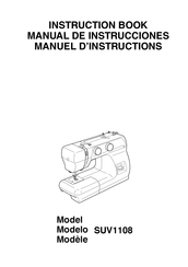 Janome SUV1108 Instruction Book