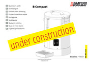 BRAVILOR BONAMAT B-Compact MB-01 Quick Start Manual