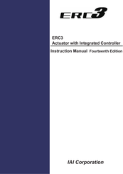 IAI ERC3 Instruction Manual