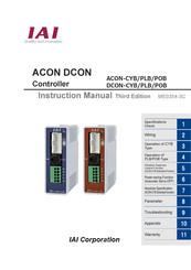 IAI ACON-PLB Instruction Manual