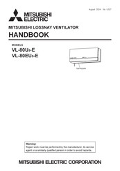 Mitsubishi Electric VL-80EU5-E Handbook