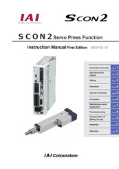 IAI SCON2 Instruction Manual