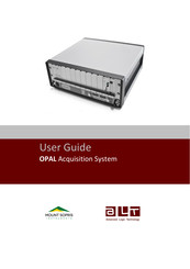 ALT MOUNT SOPRIS OPAL Acquisition System User Manual