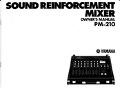 Yamaha PM-210 Owner's Manual