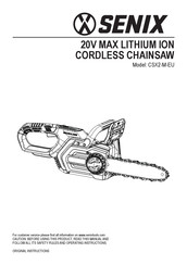 Senix CSX2-M-EU Original Instructions Manual