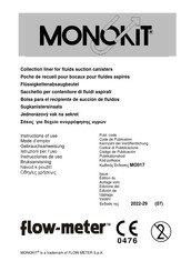 flow-meter MONOKIT 000035040 Instructions For Use Manual