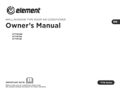 Element ETTW10E Owner's Manual