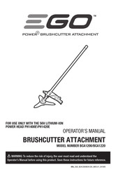 Ego Power+ BCA1220 Operator's Manual