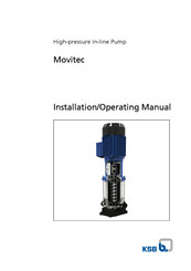 KSB Movitec VCF 90/2-1 B Installation & Operating Manual