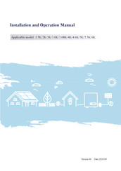 Senergy SE 3.6KTL-S1/G2R Installation And Operation Manual