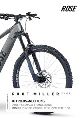 Rose electronics ROOT MILLER PLUS 2023 Owner's Manual