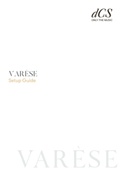 DCS VARESE Setup Manual