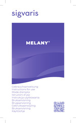 SIGVARIS MELANY Instructions For Use Manual