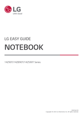 LG 14Z90T Series Easy Manual