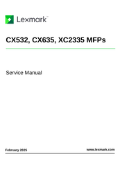 Lexmark CX532 Service Manual