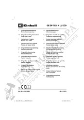 EINHELL 41.816.00 Original Operating Instructions
