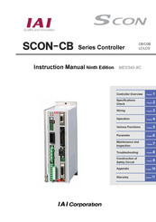 IAI SCON-CB Instruction Manual