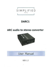 Simplified MFG DARC1 User Manual