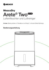Meaco Arete Two 20L Instruction Manual