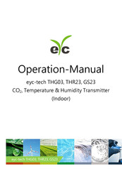 eyc-tech THG03 Operation Manual