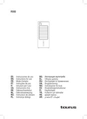 Taurus R950 Instructions For Use Manual