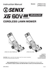 Senix X6 LPPX6-H-EU Instruction Manual