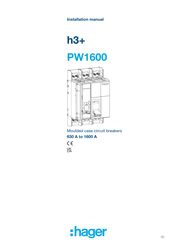 hager h3+ PW1600 Installation Manual