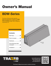 Ranger design TRAZER BDW-2065 Owner's Manual