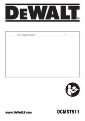DeWalt DCMST911 Original Instructions Manual