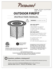 Paramount Fitness ULC-PY12A-E Instruction Manual