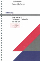 Tektronix THM500 Series Technical Reference