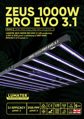 Lumatek Zeus 1000W Pro Manual
