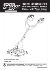 SurfaceMaxx SGY-PWA1002 Instruction Sheet