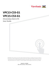 ViewSonic Chromebox VPC13-C33-G1 User Manual