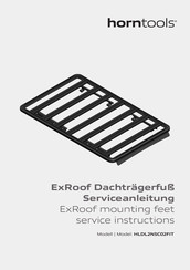 horntools ExRoof HLDL2NSC02FIT Service Instructions Manual
